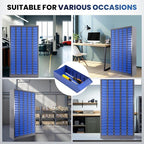 75 Drawers Parts Cabinet for Nuts, Bolts, Screws, Nut and Bolt Organizer with ABS Material Drawer, Bolt Bin Tool Storage Cabinet in Workshop, Garage, Office (100 Drawers)