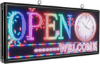 P6 Outdoor LED Sign 40" x 18" Programmable LED Scrolling Message Board with High Resolution Support Texts, Images& Video with Waterproof IP45