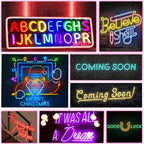 Custom Neon Signs,Customizable for Wall Decor,Personalized Neon Sign for Wedding Birthday Party Gift Party Bar Game Room Home Business Shop Name Logo