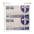 1 Each | Disposable Glove or Tissue Box Holder, Double (2-Box) Glove Rack, Wall Mounted Universal Box Holder, for Larger Sized Boxes, White - 1 Glove Rack