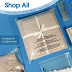 Spartan Industrial - 13" X 15" (500 Count) Self Seal Clear Poly Bags with Suffocation Warning for Packaging, Clothes - Permanent Adhesive