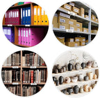 100 Pcs of 3" x 1" Clear Plastic Shelf Label Holders with 100 Label Inserts. Slide-in Tags Holder for Bookshelves, Wood Shelf Signs, Ticket Holders, and Wire Shelving.