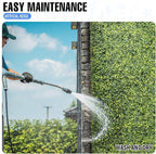 E&K 162" Wx72 Hx6 D Artificial Boxwood Hedge Wall, Artificial Outdoor Privacy Wall for Balcony Backyard Office, Indoor Divider Freestanding Greenery Backdrop
