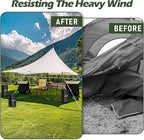 Canopy Weights, 220 LBS Heavy Duty Set of 4 Tent Water Leg Bags for Outdoor Gazebos, Umbrellas, Pergolas, Sunshades & Patio Furniture (Black 25L x 4)