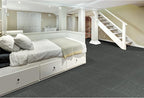 Mohawk Basics 24" x 24" Berber (Loop pile), 0.09" Pile Height, Carpet Tile, PET Fiber, Charcoal Color, (24 Tiles), (96 sqft/carton)