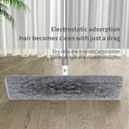 Flat Microfiber Mop for Floor Cleaning, 18 inch (17.7 in/45 cm) Aluminum Base, Adjustable Stainless Steel Handle 29.5 to 52 in, 360-Degree Swivel, Dry & Wet, 4 Washable Pads - LJGG