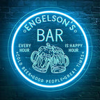 Custom Neon Bar Signs for Home Bar, Handmade Dimmable Personalized Bar Signs, Durable Neon Beer Signs for Man Cave, Bar Led Light Up Sign For Men Dad Gift Business