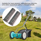 2 Pack Garden Wheelbarrow Handles Grips,Rubber Handlebars Anti-Slip for Tractors and Lawn Mowers,Inner Diameter 30mm
