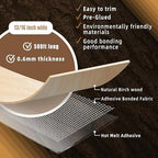 GSCIT Club Birch Edge Banding, 13/16 inch x 500ft roll of Wood Veneer Edge Banding Preglued Flexible, Wood Tape Banding for Cabinet Repair Plywood