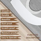 GSCIT Club White Edge Banding, 7/8 inch x 250ft Melamine Edge Banding with Hot Melt Adhesive Preglued Cabinet Edge Banding Flexible White Veneer Edging