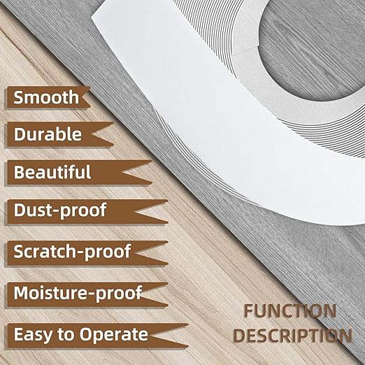 GSCIT Club White Melamine Edge Banding, 1/2 inch x 100ft Edge Banding with Hot Melt Adhesive Pre-glued Cabinet Edge Banding Flexible White Veneer Edging for Plywood