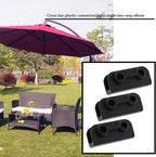 4Pcs Rectangular Bracket 2-Way Pop-up Gazebo Connector Tent Pole Connector Support Rod Connection for Canopy Gazebo Tent Outdoor Equipment