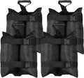 TRINKA 320 LBS Extra Large Canopy Weights Sand Bags Set of 4-1680D Oxford Heavy Duty Sandbags for Outdoor Tent, Patio Umbrella, Gazebo, Sun Selter, Windproof Pop up Tent Weights, Black (No Sand)