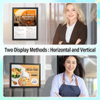 Magnetic Sign Holder 8.5 x 11 Inches Self-Adhesive Magnetic Display Frame 12 Pack Magnet Sign Holders Picture Frame Document Holder for Wall, Window, Classroom, Office, Poster Store (The back is self-adhesive)