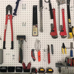 INCLY Pegboard Hooks Set for Hanging Tools, 206PCS Heavy Duty Peg Hook Hanger & Holder Fit 1/4 1/8 Inch Pegboard for Craft Assortment Garage Organizer Bins Attachment Peg Board Accessories