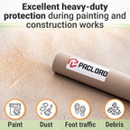 36" x 1992" (166’) Brown Rosin Paper Roll (Pack of 4) - Made in USA Thick Heavy-Duty 7 mil Masking Paper for Surface Protection from Paint, Dust, Foot Traffic - Paint Floor Covering