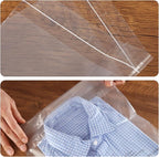 iMailer - 1000 Count - 9" x 12" Clear Plastic Poly Bags with Suffocation Warning Self Seal for A4, Documents, Clothing, Shipping, Packaging - Resealable Adhesive, Not Strong