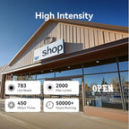 30"x10" Large LED Open Signs for Business Super Bright Unique Design White Open Sign with Hanging Installation for Window Stores Bar Hotel Retail Shops Salon Restaurant Office