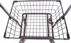 Heavy Duty Uhandle Laundry Cart with 5" Wheel (Charcoal Grey Pole Rack)