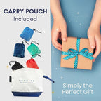 5 Pack Foldable Grocery Bags into Tiny Pouch - Large Capacity Multi-Color, Great for Travel, Durable, Washable Packable Shopping Bag, Comes with a carry pouch, Lightweight