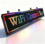 Outdoor P10 LED Scrolling Programmable Sign 77"x14", Bright High Visibility Digital Led Signage Displays, Message Signs for Business, Restaurant, Window Shop