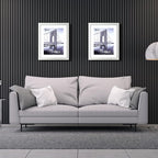 VCK 16x20 Poster Frame in White with Polished Plexiglass Set of 5 Horizontal and Vertical Formats with Included Hanging Hardware