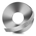 GSCIT Club Grey Silver Edge Banding, 3/4 Inch x 100ft Aluminum Brushed Edge Banding PVC Edge Trim for Cabinet Repair Furniture