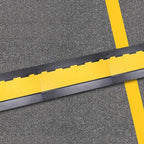 Yescom Cable Ramp Protector 3 Channel Garden Hose Protecitive 44000 Lbs Load Capacity Heavy Duty Speed Bump for Road Driveway Walkway
