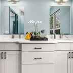 Ruomeng Wall Mirror Beveled Edge Frameless Mirror 24” x 32" Wall Mounted Mirror for Bathroom Vanity and Entryway