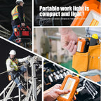 Rechargeable Work Light , 7000mAh LED Work Light with Magnetic Base & Hanging Hook, 1200 Lumens Magnetic Work Light IPX6 Waterproof for Job Site, Garage, Workshop, Emergency and Camping