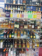 Commercial Retail Display for Mini Sampler 50ml Liquor Shot Airplane Bottles Nips Rack Also Any Other Point of Sale Items 12 Section