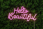 LED Neon Sign Night Light for Wall Party Décor Bedroom Room Bar Wedding Home Birthday Art Decoration Christmas with USB Chain Light modulator 5v (lets party blue)