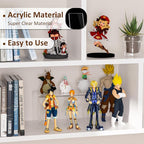 Acrylic Shelf Riser 12x5.9x6 pack of 2, Large Acrylic Risers for Desserts, Cupcake, Toys, Collectibles, Merchandises, 12x5.9x6 Inch