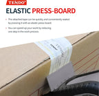 Heavy Duty Shipping Tape Dispenser: TENDO° Premium Line – Reusable, Replaceable, Eco-Friendly 2’’ Master Piece Dispenser for Pros with Patented 10° Sloped Chromium Blades - P-2200 (4th Gen.)_Gray