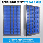 100 Drawers Bolt and Nut Tool Storage Cabinet with Shelves & Labels - Part Cabinet Bolt Bin Cabinets, Alloy Steel Tool Hardware Storage for Hardware Organization Small Items and Parts (100 Drawers)