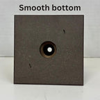 Display Base Pedestal Cherry Finish with 5/16" Center Hole – Square Stand Blank for Trophies, Figurines, 3D Prints, DIY Projects – Available in Multiple Sizes (5 1/2"Lx5 1/2"Wx4"H)