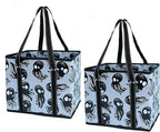 BeeGreen Large Waterproof Reusable Bags Christmas Heavy Duty Shopping Tote for Groceries Pool Gift with Webbing Handles