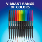 EXPO Wet Erase Markers, Semi-Permanent, Assorted Colors, Ultra Fine Tip, 12 Count - For Writing on Glass, Whiteboards, Mirrors, Calendar, Labeling, Organizing