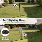 Driveway Guard Barricade Net - HDPE 5FT High 31/41FT Sizes 7.9inch Spiral Stakes 200% Anti-Tear with Middle Support Foldable Hook Prevents Kids & Toys Falling