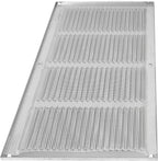 Repa Market Air Vent Cover 16x8 Inch (Outer Dimensions) Galvanized Steel Louvered Grill Cover with Mesh Screen/Wall or Ceiling Vent/HVAC Register for Indoor and Outdoor Ventilation
