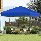 Tangkula 10x10 FT Pop Up Canopy, UPF50+ Portable Outdoor Tent with 8 Stakes, 4 Wind Ropes, Carrying Bag, Foldable Canopy Tent for Beach Party Event Camping