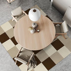 30Pcs Carpet Tiles Peel and Stick, Self Adhesive Carpet Floor Tile 12” x 12”, White Soft Padded Flooring Sticker, Home Decor for Bedroom Living Room Office, 30 sq ft per Box