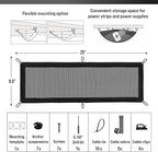 Cable Management net - Under Desk Cable Management Tray - Cable net - Wire Management Under Desk - Cord Organizer