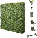 E&K 36" Wx36 Hx12 D Artificial Boxwood Hedge Wall, Artificial Outdoor Privacy Wall for Balcony Backyard Office, Indoor Divider Freestanding Greenery Backdrop
