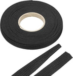 MECCANIXITY Braided Cable Sleeves Heat Shrinkable Fabric Sleeving, 5/16" 40ft Black 2:1 Ratio Heat Shrinkable Cord Protector for Harness Cable, Network Cable Protection, Cable Management