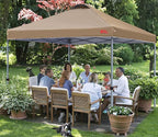 MASTERCANOPY Durable Pop-up Canopy Tent with Roller Bag (10x10, Khaki)