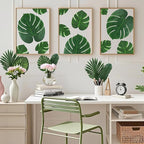 142Pcs Luau Party Decorations Fake Plant Palm Leave Monstera With Stems Hibiscus Flowers Artificial Tropical Leaves for Hawaiian Luau Safari Jungle Beach Wedding Birthday Theme Party Table Decorations