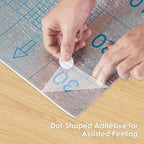Carpet Tile 30 Pack 12” X 12” Self Adhesive Carpet Floor Tiles Anti-Slip Squares Peel and Stick Floor Tile DIY Installation for Bedroom (Beige-Camel)