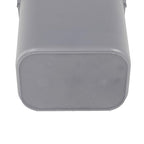 Amazon Basics Rectangular Commercial Office Wastebasket, 10 gallons (Pack of 1), Grey