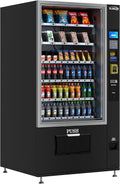 KoolMore Refrigerated Snack Vending Machine with 60 Slots, Bill Acceptor and Credit Card Reader in Black (KM-VMR-40-BR)